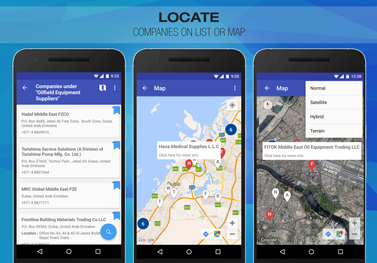 Oil and Gas Directory - Middle East Android Application